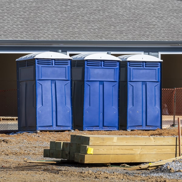 are there any restrictions on where i can place the portable restrooms during my rental period in Grand View Estates Colorado